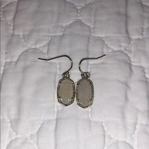 Kendra Scott white stone earrings